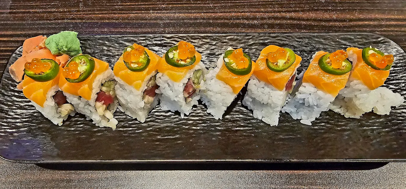 Assorted sushi roll