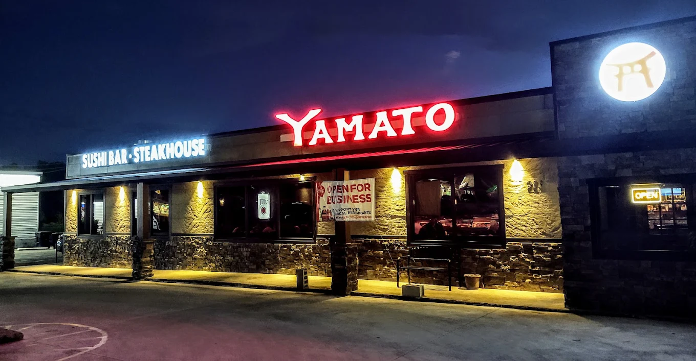 Yamato Japanese Steakhouse storefront in Tullahoma